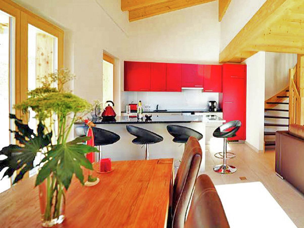 Mountain-View Chalet In Heremence With Terrace Exterior photo